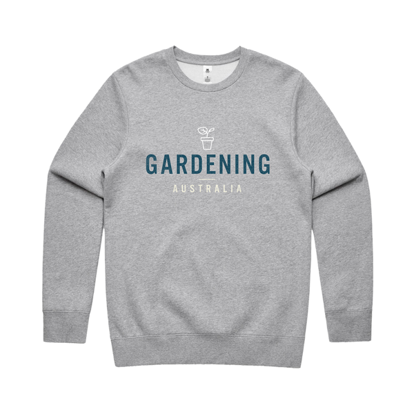 Grey Gardening Australia Crewneck Sweatshirt with Gardening Australia Logo