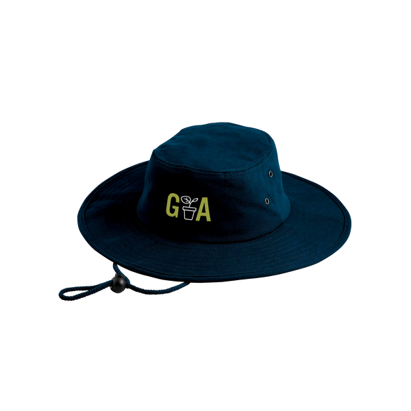 GA Wide Brim Hat (Navy)